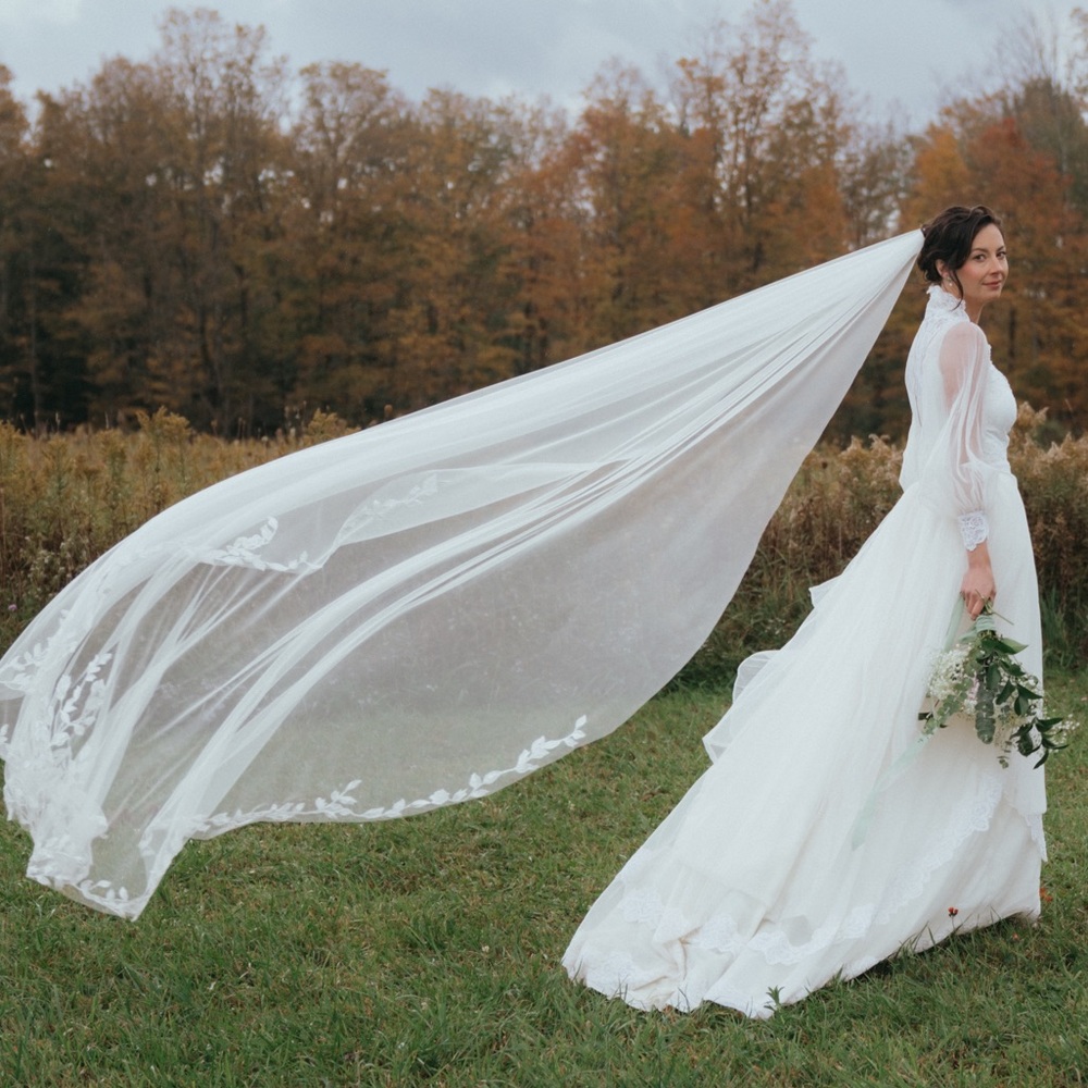 Vintage wedding gown